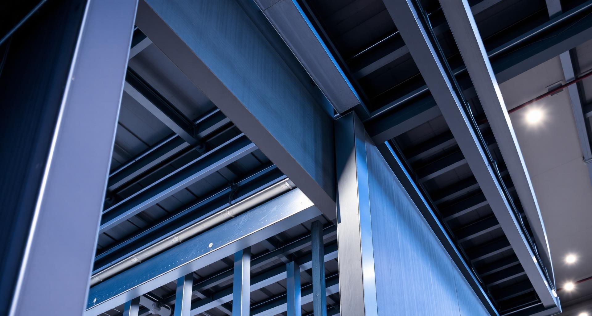 Cold-formed steel framing in a manufacturing facility